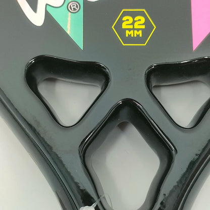 3K Carbon Fiber Beach Tennis Racket - Full Carbon Rough Surface for Men & Women - Complete Set