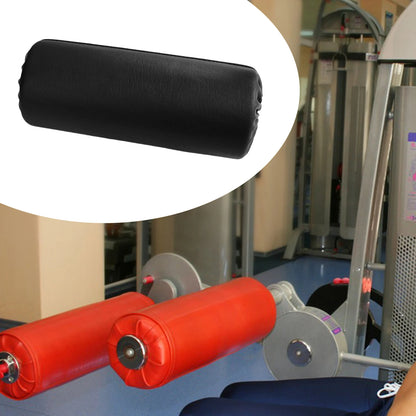PU Leather Foam Foot Pad Roller 20cm Replacement Sponge Roller for Home Gym Fitness Exercise Machines
