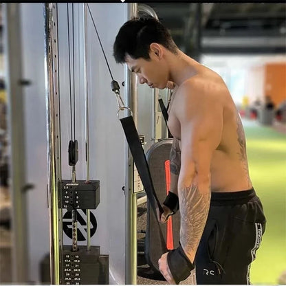 Heavy Duty Cable Attachment Rope - Biceps Triceps Pulldown Strap for Weight Lifting & Bodybuilding Training