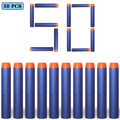 Soft EVA Foam Darts 7.2cm - 100 Pack Refill Bullets for Toy Blasters