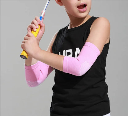 1 Pair Kids Compression Arm Sleeve Basketball Dance Football Knee Brace Sleeve Children Elbow Knee Ankle Protector Guard