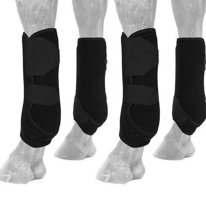 Professional Horse Leg Gaiters - Neoprene Protective Boots for Racing and Training