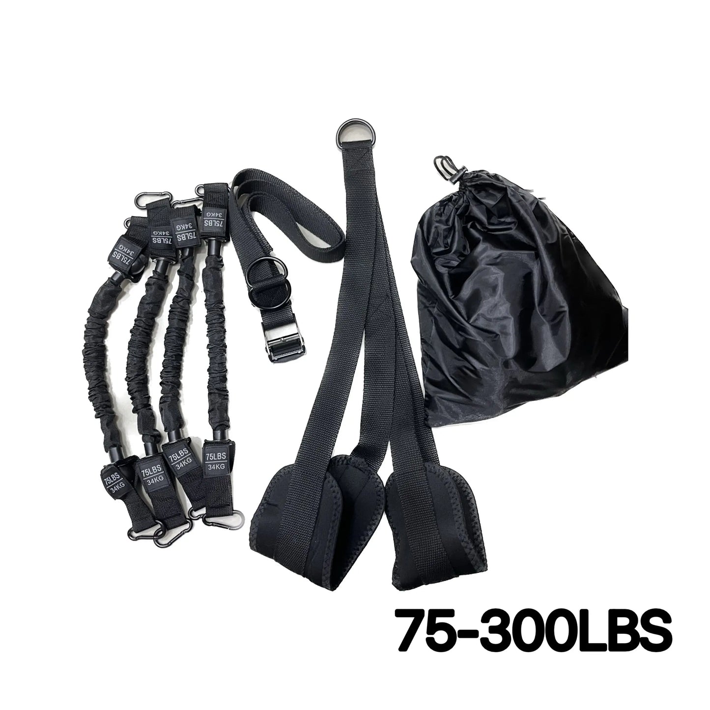 Assisted Pull-Up Resistance Bands - 75-300 lbs Multifunctional Strength Training Belt for High-Intensity Workouts