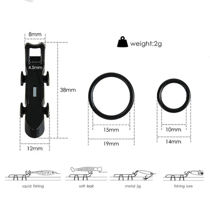 Magnetic Fishing Rod Hook Keeper Set - 1-5 Pieces Lure Bait Holder Safety Accessories for Fishing Pole Tools