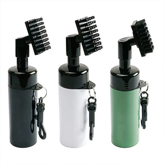 Professional Golf Club Groove Cleaner with Integrated Water Spray System