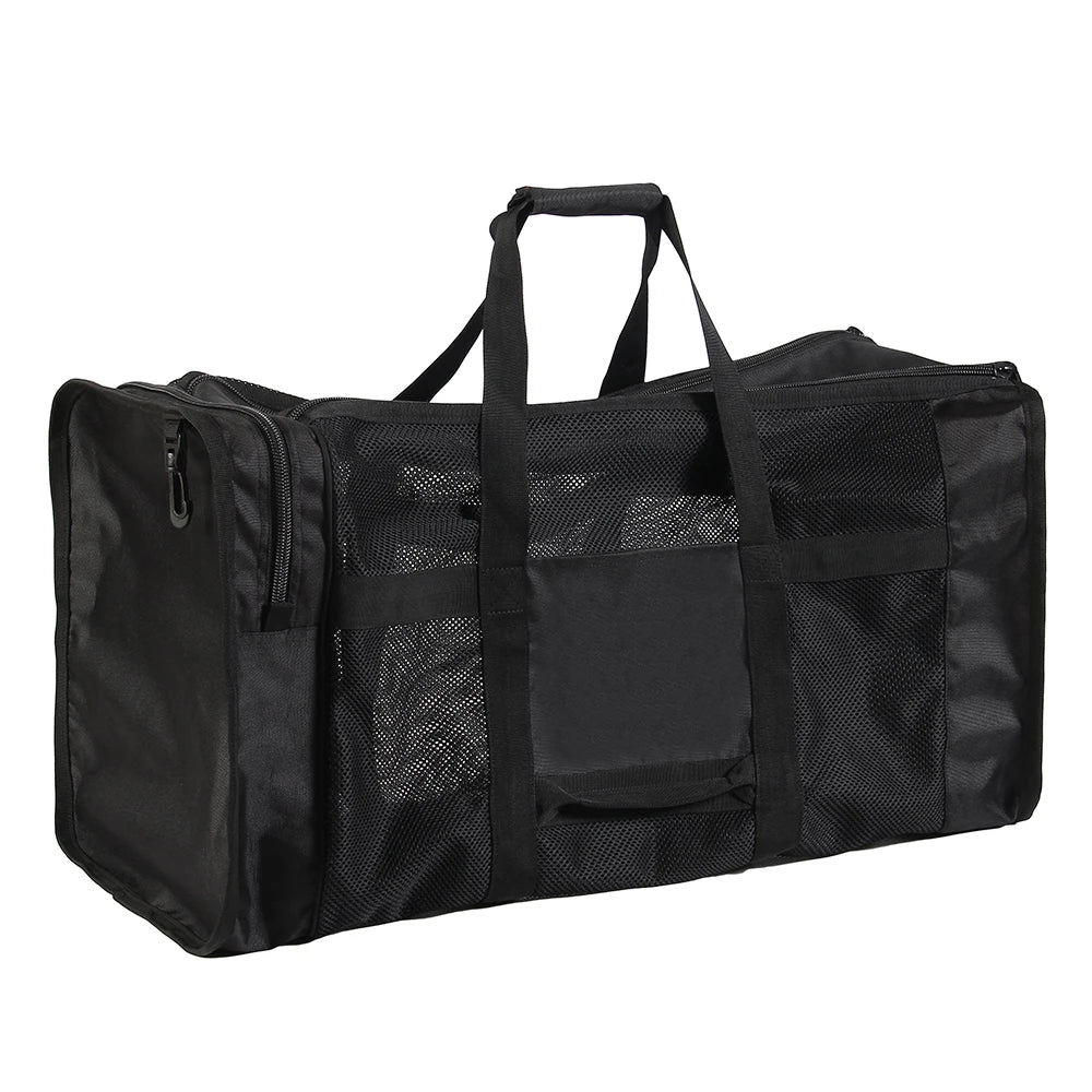100L Mesh Duffle Gear Bag - Large Capacity for Scuba Diving, Snorkeling & Water Sports