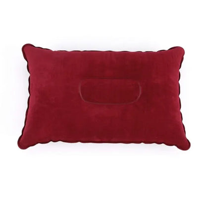 Portable Fold Inflatable Air Pillow - Outdoor Travel Sleeping Camping PVC Neck Stretcher Backrest Plane Comfortable Pillow