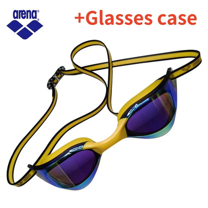 Professional HD Anti-Fog Swimming Goggles - Leak-Proof Adjustable Silicone Eyewear for Men & Women