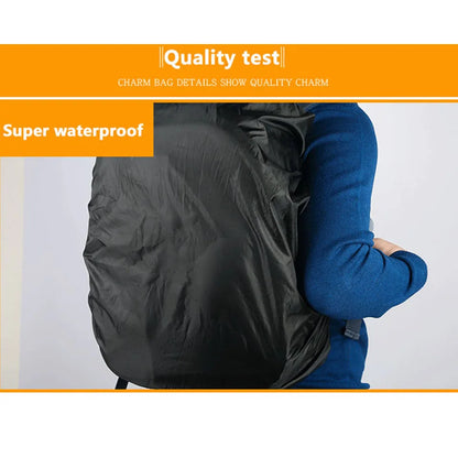 Waterproof Backpack Rain Cover - 25L-60L Nylon Outdoor Hiking Cycling Mountaineering Dust Cover for Men & Women