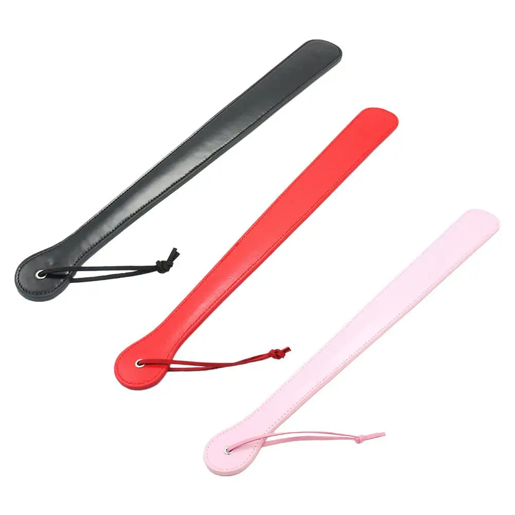 48cm PU Leather Riding Crop for Equestrian Training - Durable Horse Training Whip with Comfortable Grip