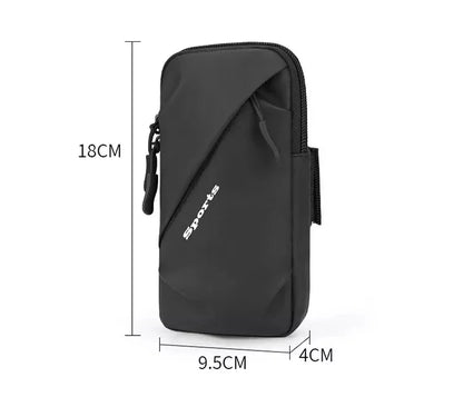 Universal Waterproof Sports Armband - PU Running Phone Holder for iPhone & Samsung - Jogging Arm Bag Accessory