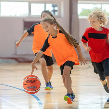 Silent Basketball - Size 7 (18cm) Low-Noise Indoor Training Ball with High Elasticity for Quiet Practice