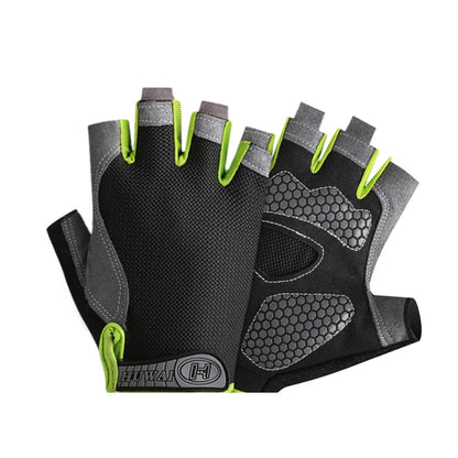 Premium Fingerless Gym Gloves - Breathable Anti-Slip Training Gloves for Men & Women - Weightlifting, Bodybuilding, Cycling & Sports
