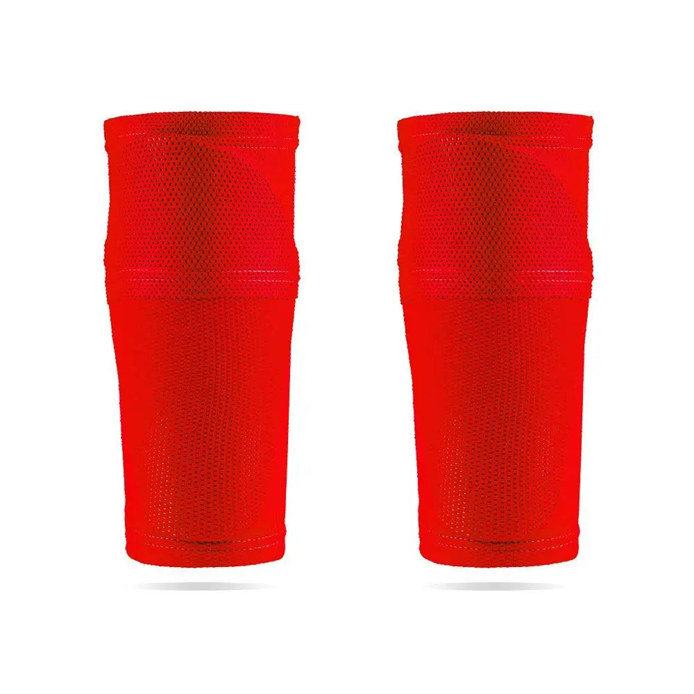 Professional Soccer Shin Guards - Nylon Leg Sleeves with Pocket Protection for Football Training