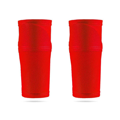 Professional Soccer Shin Guards - Nylon Leg Sleeves with Pocket Protection for Football Training