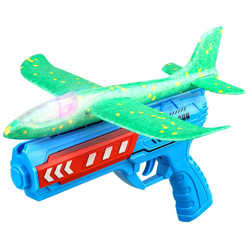 Professional Airplane Launcher Toys for Children - Foam Ejection Aircraft with Non-Slip Catapult Design - Available With/Without LED Lights for Kids 6+