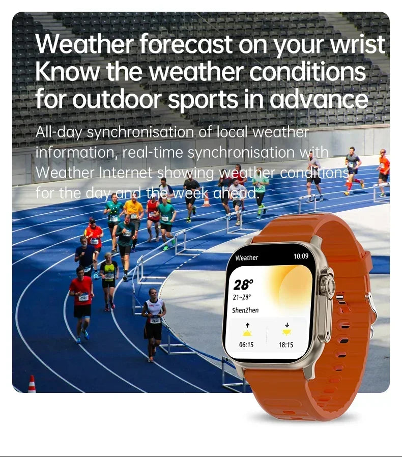 Ultra Series Sport Smart Watch 49mm | BT Calling, NFC, Health Tracking