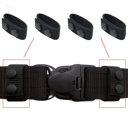 Tactical Belt Set - 4-Piece Multi-Functional Double Nylon Buckle System for Outdoor Sports & Equipment