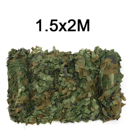 Oxford Polyester Camouflage Netting - 1.5m Wide Camo Net for Hunting, Shooting, Camping & Outdoor Concealment