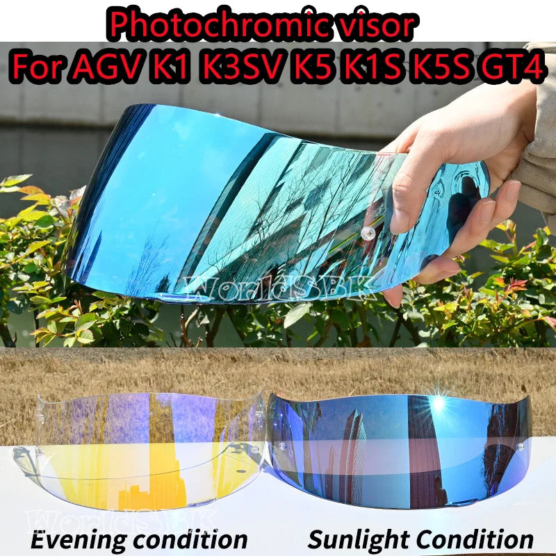 Motorcycle Helmet Visor Lens – Full Face Shield with Anti-UV, Anti-Fog & Anti-Scratch Protection