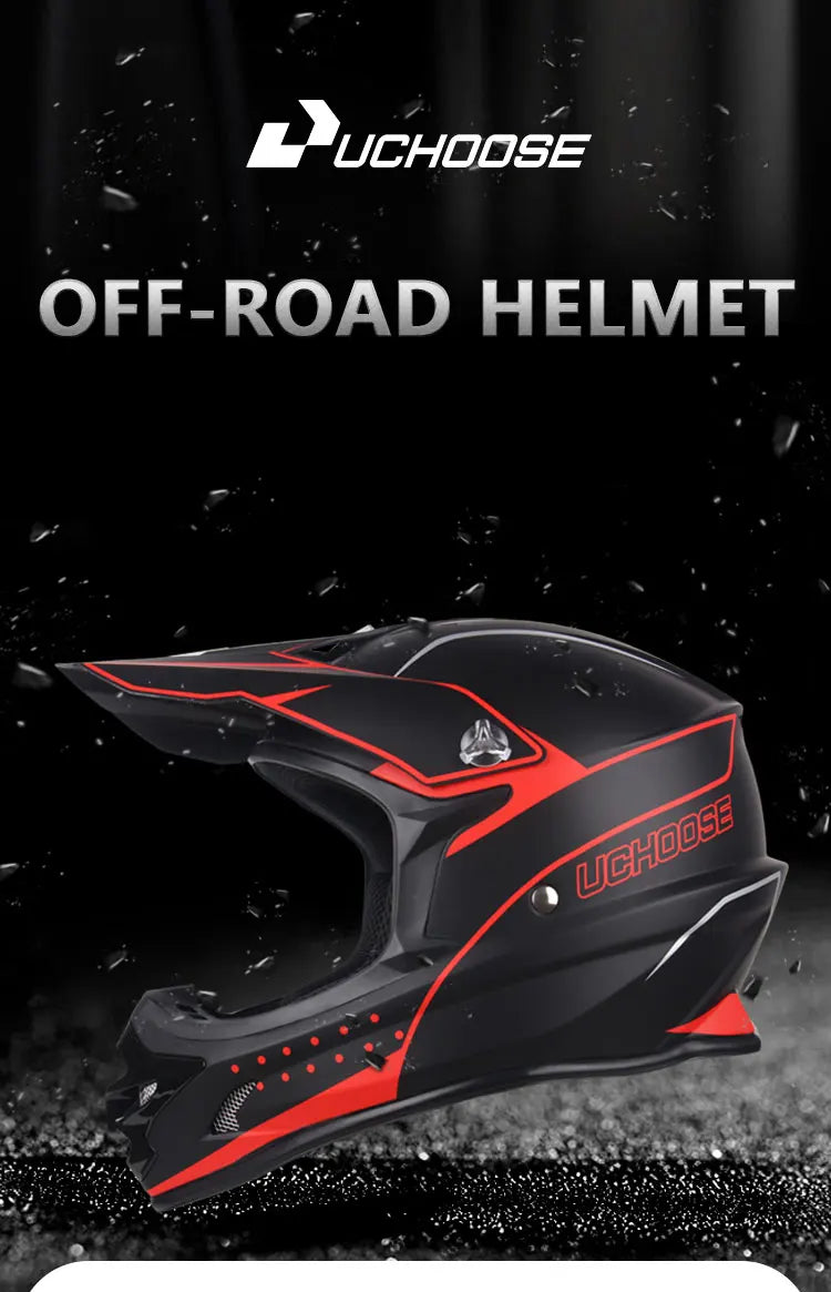 DOT Approved Motocross Helmet - Off-Road Racing Helmet for Men & Women (Downhill, Enduro, Cross)