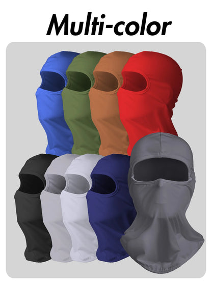 Breathable Mesh Motorcycle Balaclava - Full Face Sun Protection Mask for Cycling, Airsoft & Bicycle