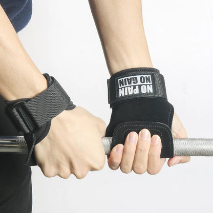 Premium Cowhide Gym Grips - Anti-Slip Palm Protection - Weightlifting, Fitness, Pull-Up, CrossFit Workout Equipment