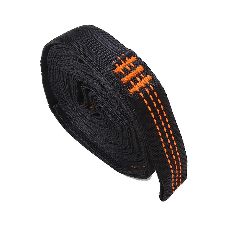 Hammock Straps 2-Pack - 600lbs Capacity Polyester Suspension System with 5 Adjustment Rings