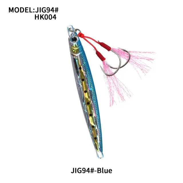 Majorcraft Jigpara 3D Print Metal Vertical Spoon - Fast Sinking Fishing Lure for Carp & Sea Spinning (60g-200g)