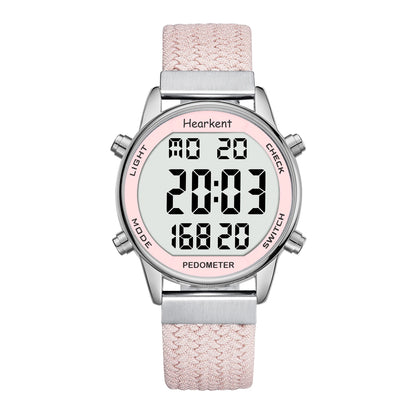 Pedometer Sport Watch - Digital Step Counter with Calorie & Mile Tracker, Waterproof Fitness Watch for Walking & Running