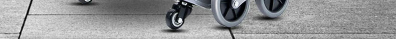 GIANXI Aluminum Alloy Folding Shopping Cart - Lightweight Stair Climbing Grocery Trolley