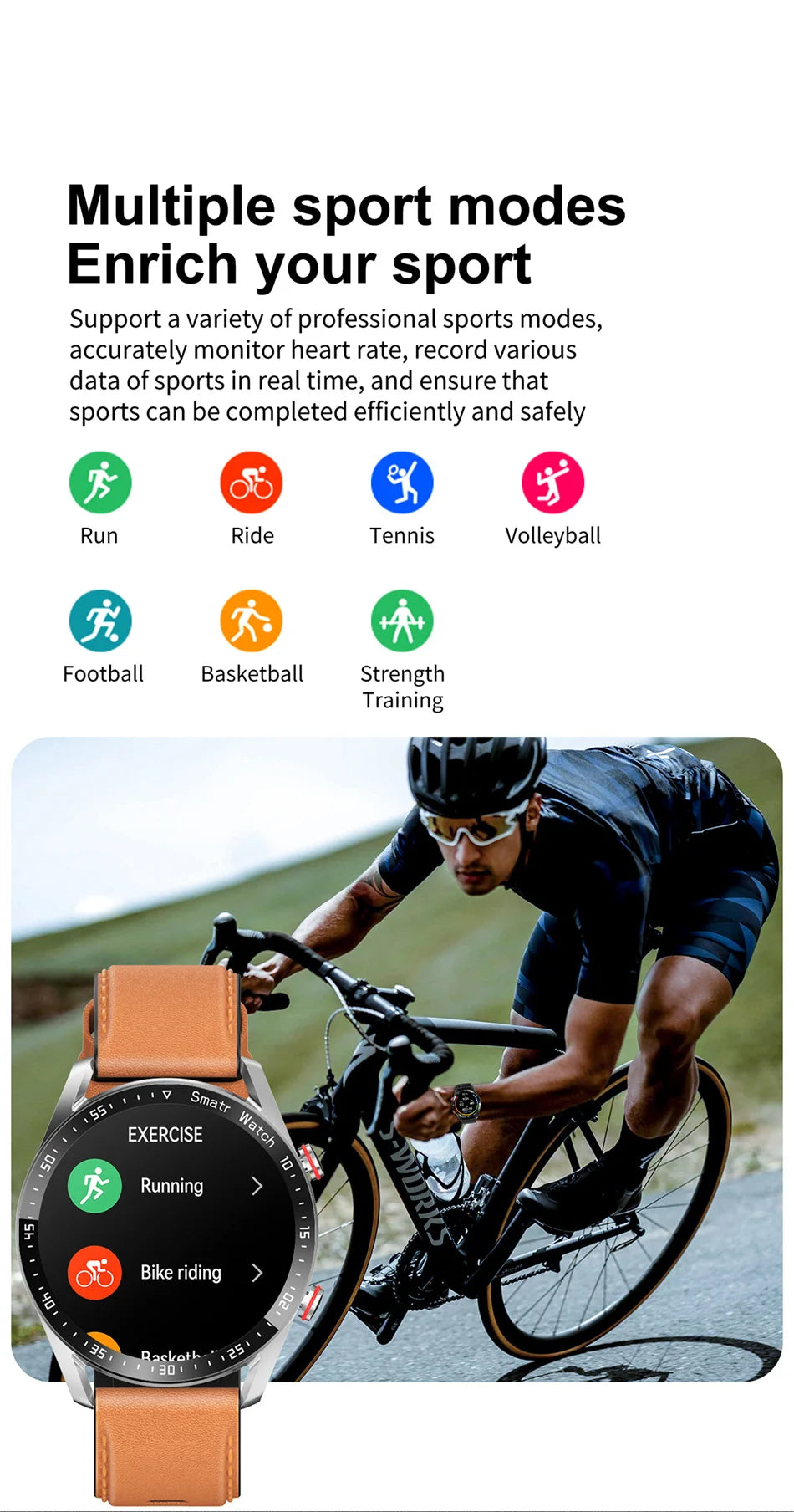 GT Series Smart Watch - HD Screen with Bluetooth Call, GPS Tracker, Heart Rate Monitor & IP68 Waterproof for Men & Women