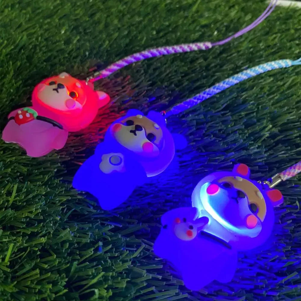 Cartoon Golf Tee with Flashing Ball Marker - Rubber Golf Accessory