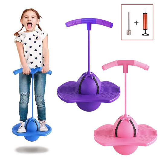 Children's Frog Jump Balance Training Ball - Height Exercise Equipment for High Jump & Coordination