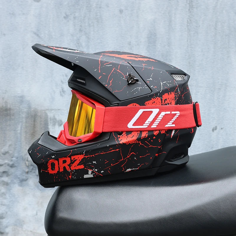 Full-Face Off-Road Motorcycle Helmet - Model 903 - Electric Vehicle Mountain Downhill - All-Season