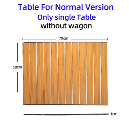 Heavy-Duty Collapsible Beach Wagon - All-Terrain Wheels, Large Capacity Folding Cart for Outdoor Camping