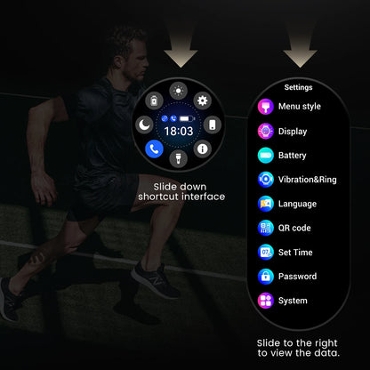 2025 Smart Watch - AMOLED Screen with GPS, Heart Rate, Bluetooth Calls & Waterproof for Android & iOS