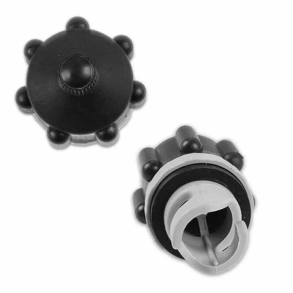Air Valve Adapter for Inflatable Boats, Paddle Boards, Canoes & Kayaks - Orange/Black