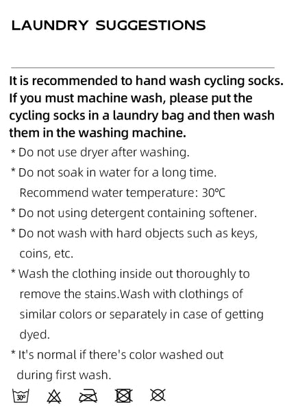 ROCKBROS High-Performance Cycling Socks - Breathable Shock-Absorbing Sport Socks with High Elastic Fabric for Outdoor Biking (1 Pair)