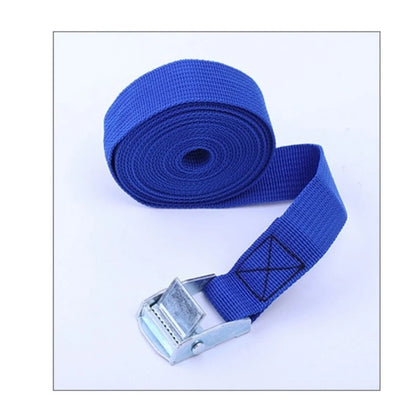 Heavy-Duty 5M Adjustable Luggage Straps with Pressure Buckle - Multi-Purpose Binding Belt and Safety Rope Tensioner