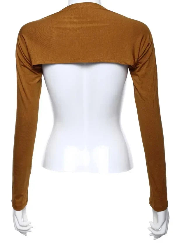 Muslim Arm Sleeves for Women - One Piece Shrug Bolero Cover - Ramadan Prayer Wear - 20 Colors Available
