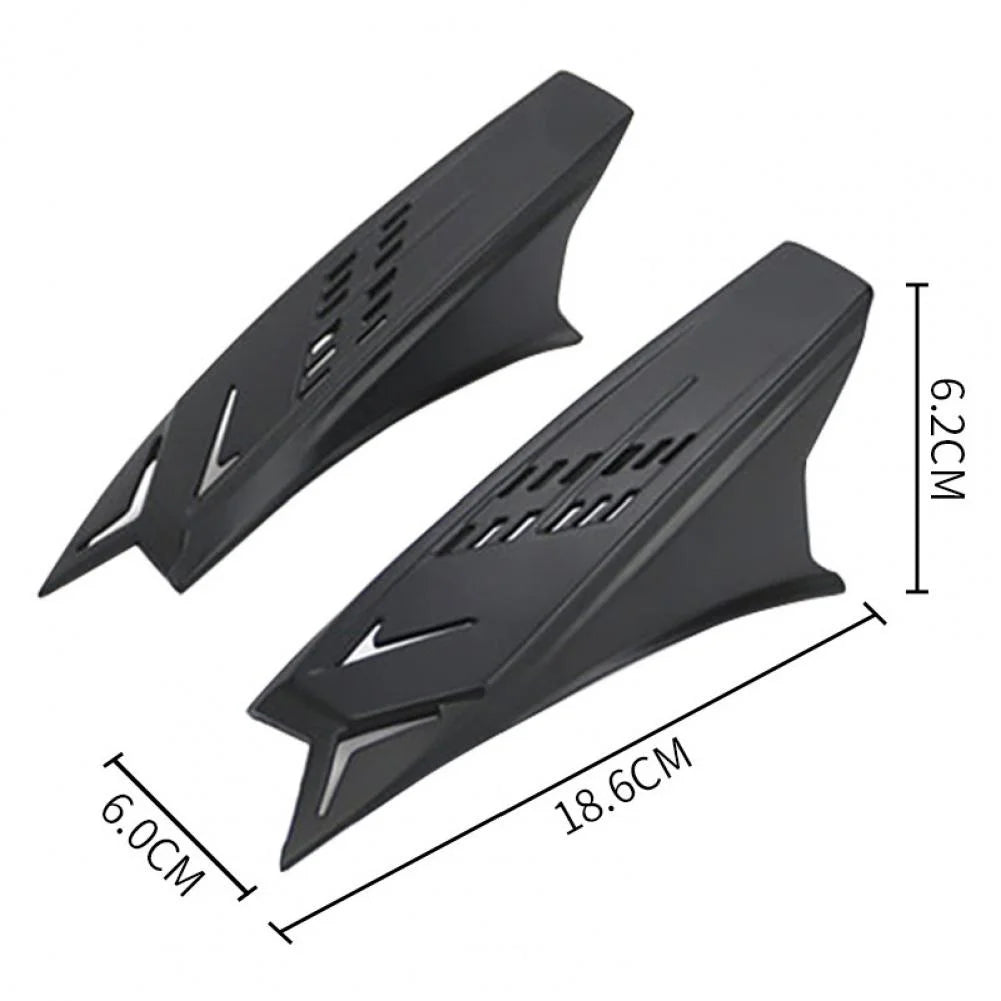 Motorcycle Helmet Horns - 2 Pack ABS Adhesive Modification Accessories