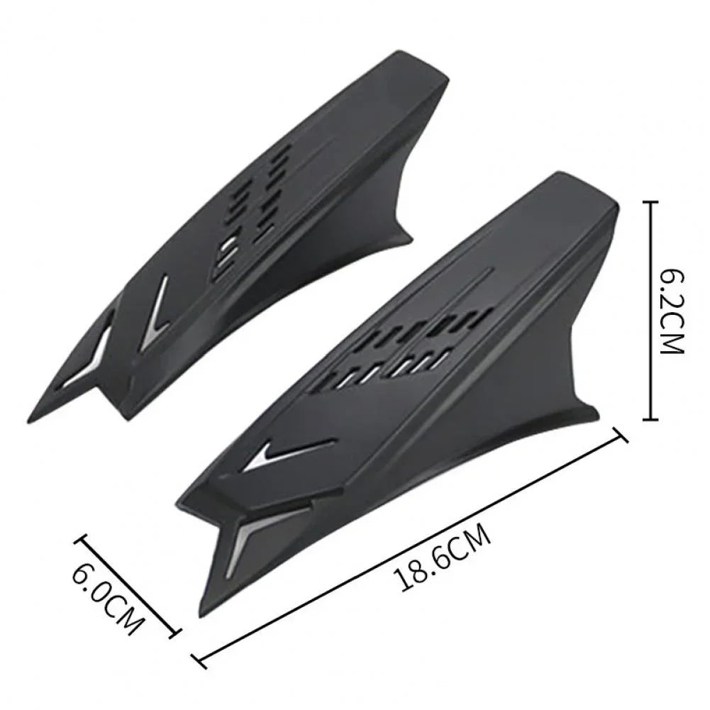 Motorcycle Helmet Horns - 2 Pack ABS Adhesive Modification Accessories