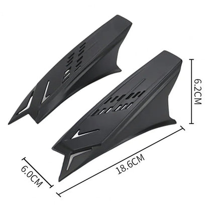 Motorcycle Helmet Horns - 2 Pack ABS Adhesive Modification Accessories