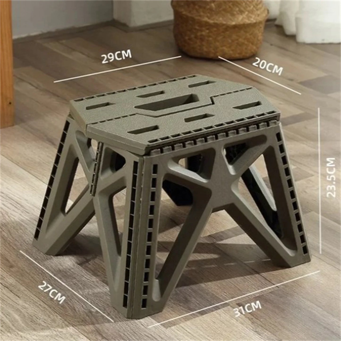 Portable Folding Camping Stool - High Load Bearing Outdoor Chair for Fishing, Beach & Camping