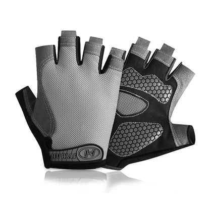 Premium Fingerless Gym Gloves - Breathable Anti-Slip Training Gloves for Men & Women - Weightlifting, Bodybuilding, Cycling & Sports
