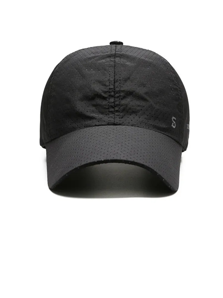 Men's Quick-Dry Breathable Baseball Cap - Outdoor Sun Hat for Summer Fishing
