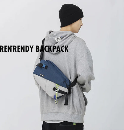Premium Nylon Waist Pack - Unisex Crossbody Chest Bag for Outdoor & Travel
