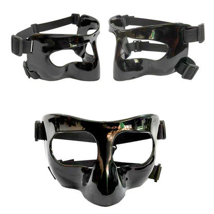 Adjustable Basketball Face Mask - Protective Shield for Broken Nose & Sports Injuries