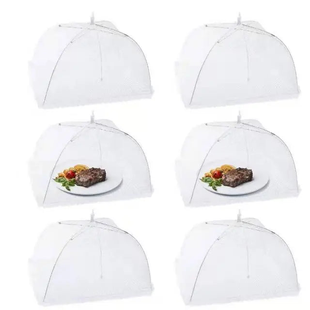 Pop-Up Mesh Food Cover - Collapsible Insect Protection Tent for Outdoor Dining